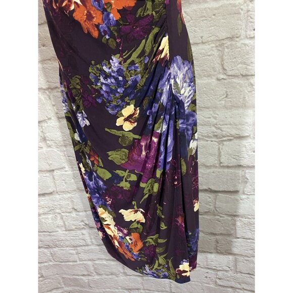 Ralph Lauren Dress 8 Floral Wrinkle Free Packable Travel Feminine Stretch 43 - Picture 5 of 9